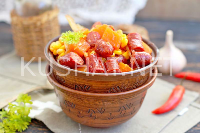 10_овощное рагу с тыквой и колбасками