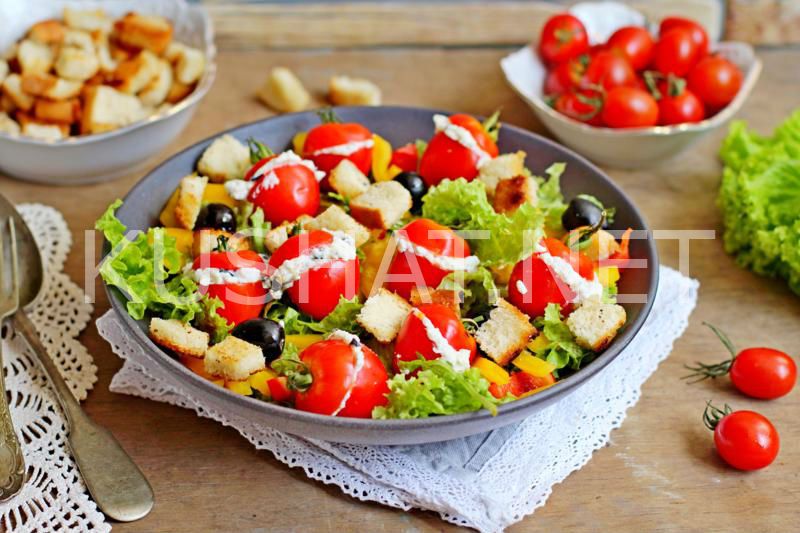 8_греческий салат с фаршированными помидорами
